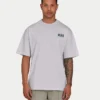 T-shirt da uomo oversize – grigio melange T-shirt da uomo oversize – grigio melange