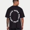 T-shirt da uomo | T-shirt oversize Motion – nera