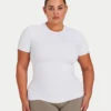 T-shirt essenziale da donna – bianca