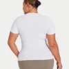 T-shirt essenziale da donna – bianca