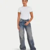 T-shirt essenziale da donna – bianca
