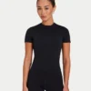 T-shirt essenziale da donna – nera