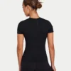 T-shirt essenziale da donna – nera