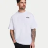T-shirt oversize da uomo – bianca T-shirt oversize da uomo – bianca