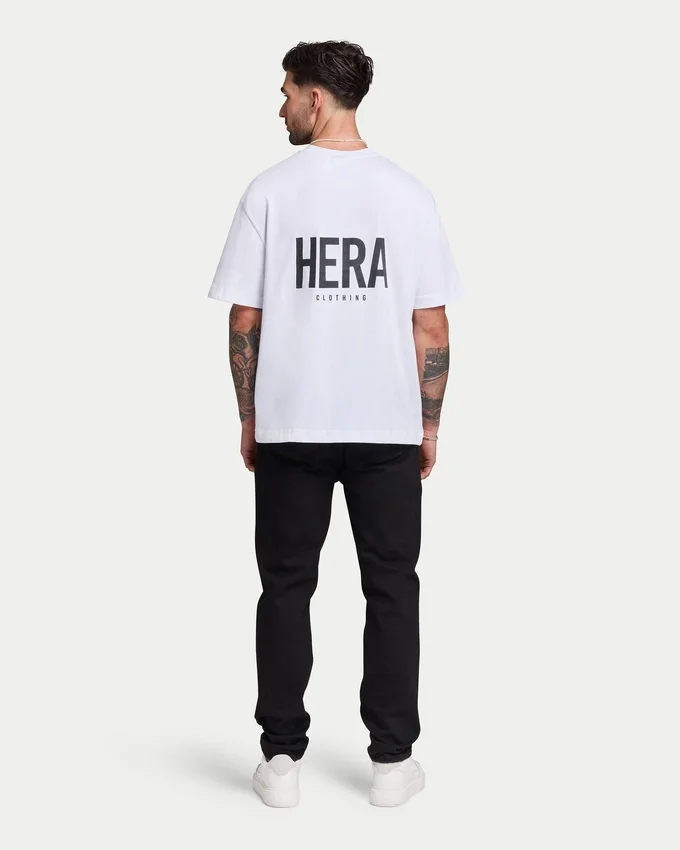 T-shirt oversize da uomo – bianca T-shirt oversize da uomo – bianca