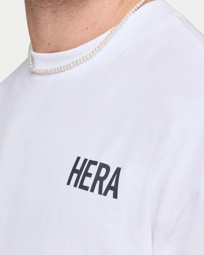 T-shirt oversize da uomo – bianca T-shirt oversize da uomo – bianca