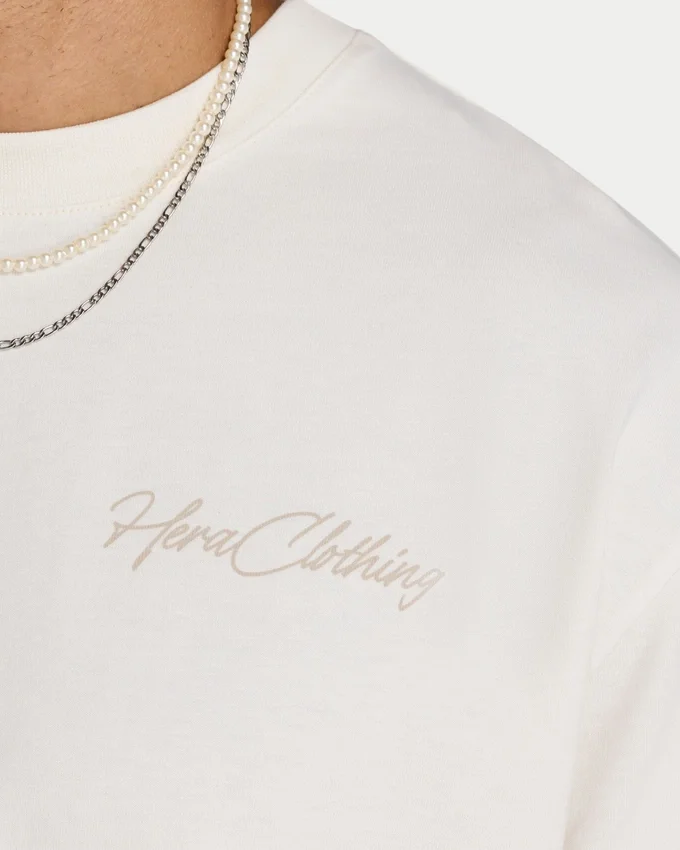 T-shirt oversize da uomo con scritta T-shirt oversize da uomo con scritta