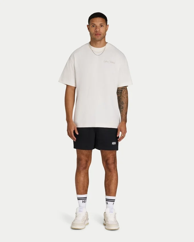 T-shirt oversize da uomo con scritta T-shirt oversize da uomo con scritta