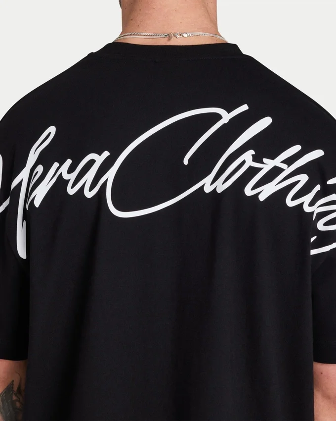T-shirt oversize da uomo con scritta T-shirt oversize da uomo con scritta