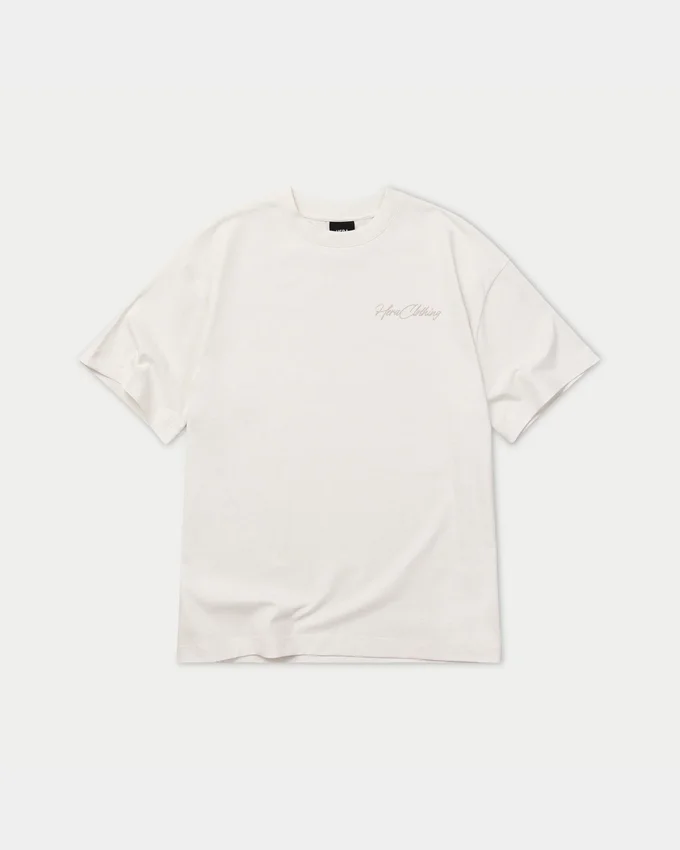 T-shirt oversize da uomo con scritta T-shirt oversize da uomo con scritta