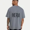T-shirt oversize da uomo – grigio antracite T-shirt oversize da uomo – grigio antracite