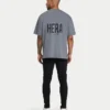 T-shirt oversize da uomo – grigio antracite T-shirt oversize da uomo – grigio antracite