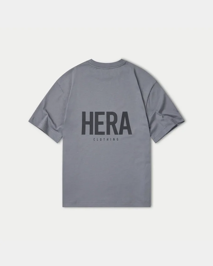 T-shirt oversize da uomo – grigio antracite T-shirt oversize da uomo – grigio antracite