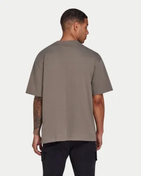 T-shirt oversize da uomo – grigio palude