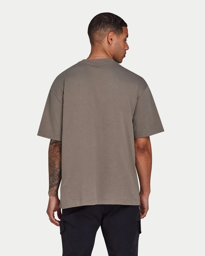 T-shirt oversize da uomo – grigio palude T-shirt oversize da uomo – grigio palude