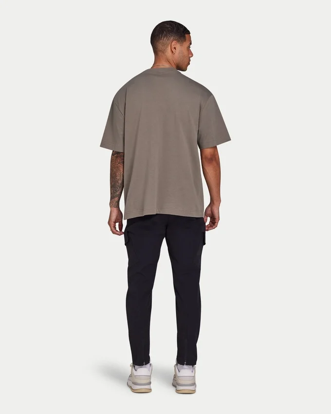 T-shirt oversize da uomo – grigio palude T-shirt oversize da uomo – grigio palude