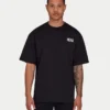 T-shirt oversize da uomo – nera T-shirt oversize da uomo – nera