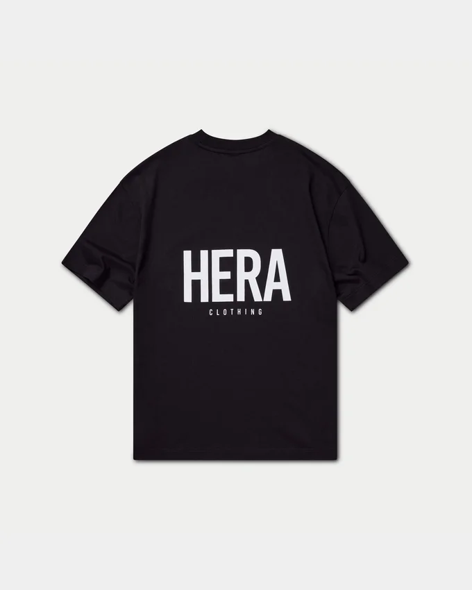 T-shirt oversize da uomo – nera T-shirt oversize da uomo – nera