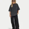 T-shirt Signature lavata da donna oversize T-shirt Signature lavata da donna oversize