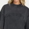T-shirt Signature lavata da donna oversize T-shirt Signature lavata da donna oversize