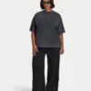 T-shirt Signature lavata da donna oversize T-shirt Signature lavata da donna oversize