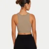 Top corto da donna Base Racer – grigio-verde Top corto da donna Base Racer – grigio-verde