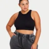 Top corto da donna Base Racer – nero Top corto da donna Base Racer – nero
