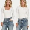 Top da donna Essential Dual Wear a maniche lunghe Top da donna Essential Dual Wear a maniche lunghe
