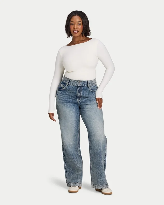 Top da donna Essential Dual Wear a maniche lunghe Top da donna Essential Dual Wear a maniche lunghe