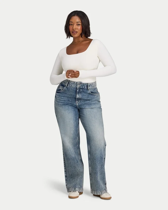 Top da donna Essential Dual Wear a maniche lunghe Top da donna Essential Dual Wear a maniche lunghe