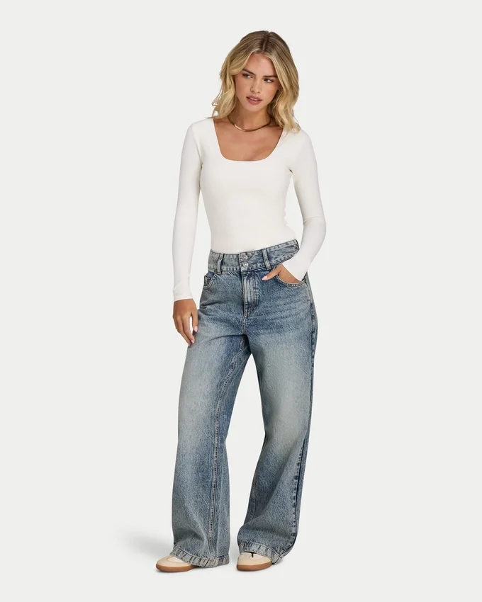Top da donna Essential Dual Wear a maniche lunghe Top da donna Essential Dual Wear a maniche lunghe