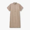 Vestito camicia in misto lino Rewear – grigio palude Vestito camicia in misto lino Rewear – grigio palude