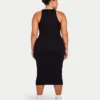 Vestito midi da donna Base Racer – nero Vestito midi da donna Base Racer – nero